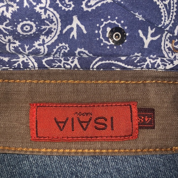 ISAIA Pants Slim Coral Cotton Tan 48R - Picture 9 of 9